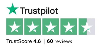 Trustpilot — TrustScore 4.6 from 60 reviews